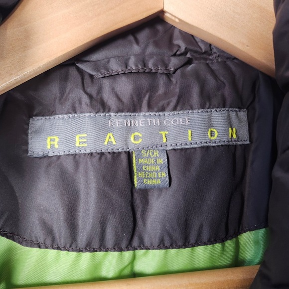 Kenneth Cole Reaction Women S Puffer Vest Down Brown Full Zip‎ Quilted Insulated - Picture 2 of 11